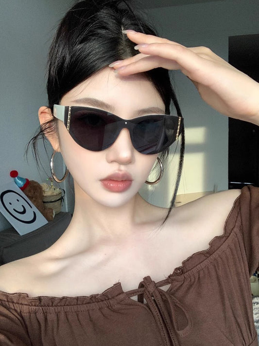 American Style Old Money Cat Eye Sunglasses