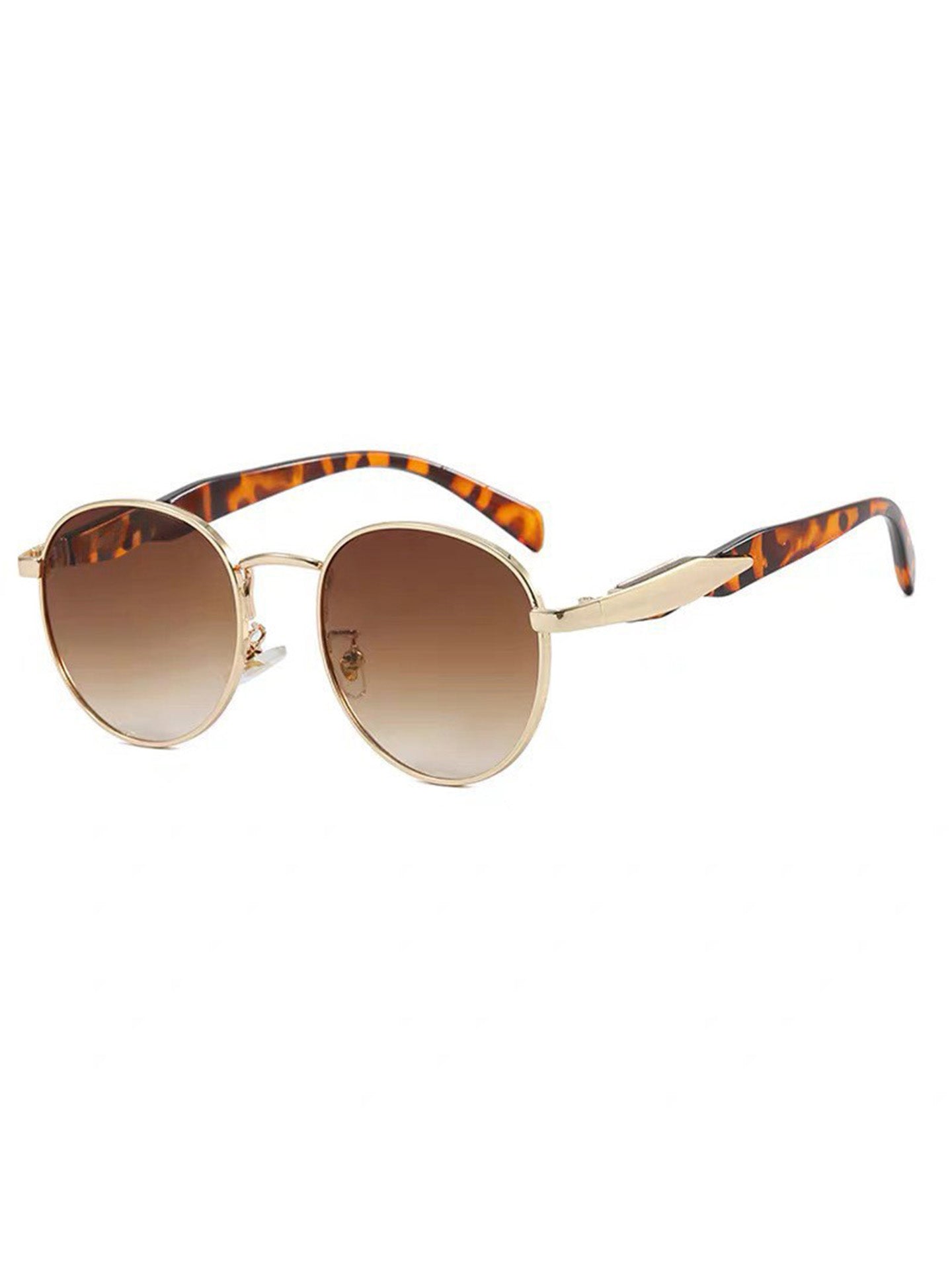 Retro Steampunk Round Sunglasses with UV Protection