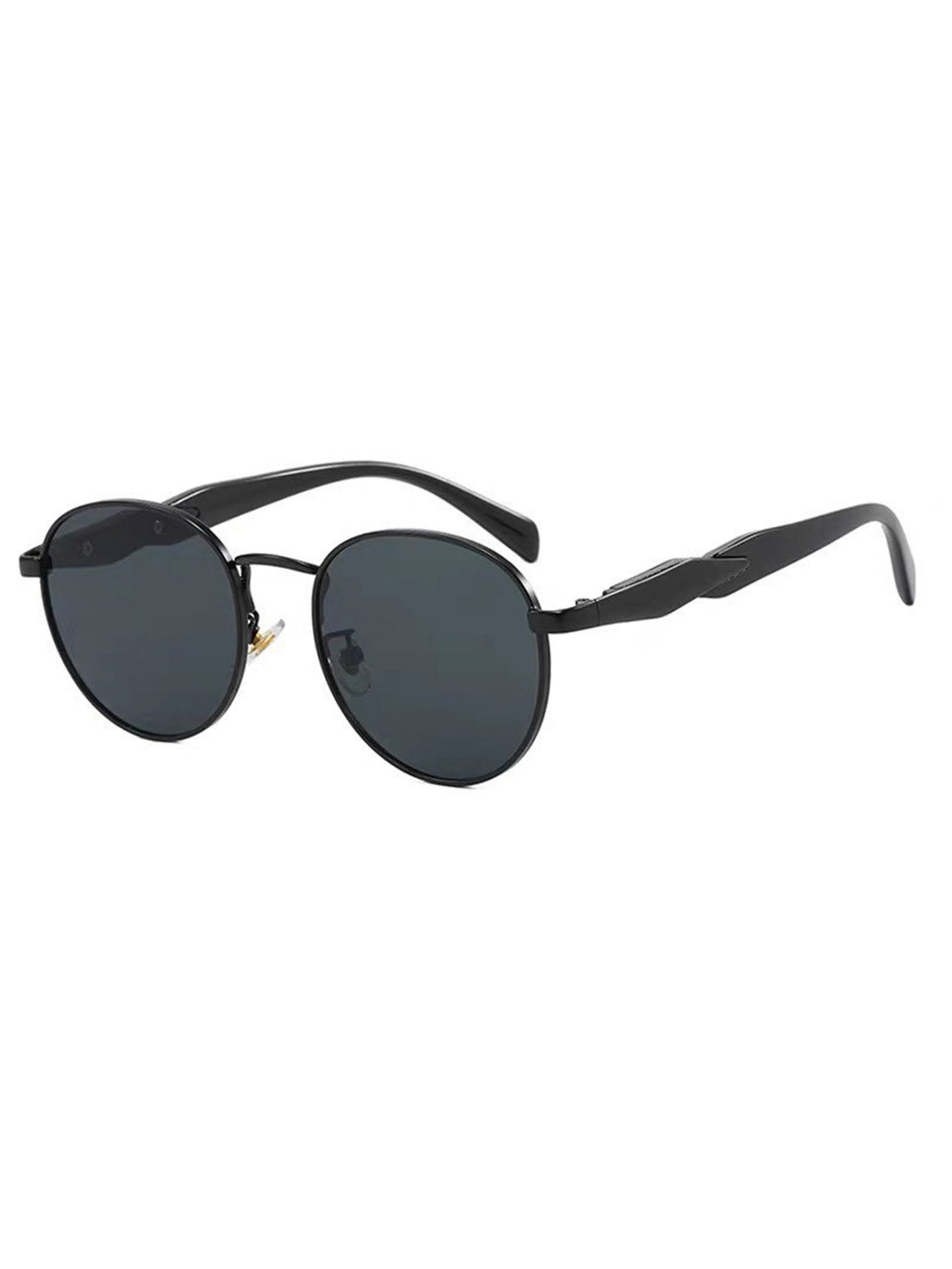 Retro Steampunk Round Sunglasses with UV Protection